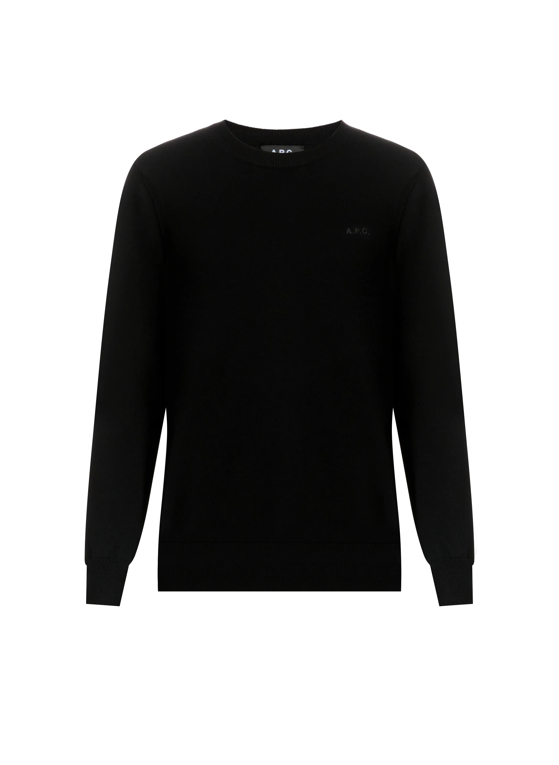 A.P.C.  Pull en laine vierge - Noir