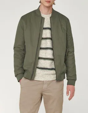 Blouson kaki esprit bomber Homme