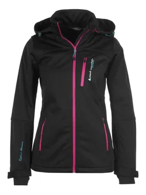 Blouson softshell femme ANNE - PEAK MOUNTAIN - Noir