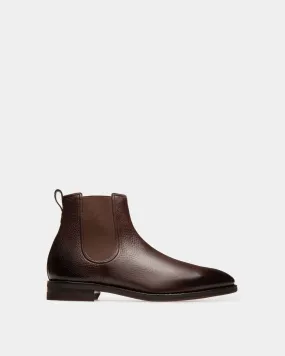 Botte Scavone Pour Homme En Cuir Marron