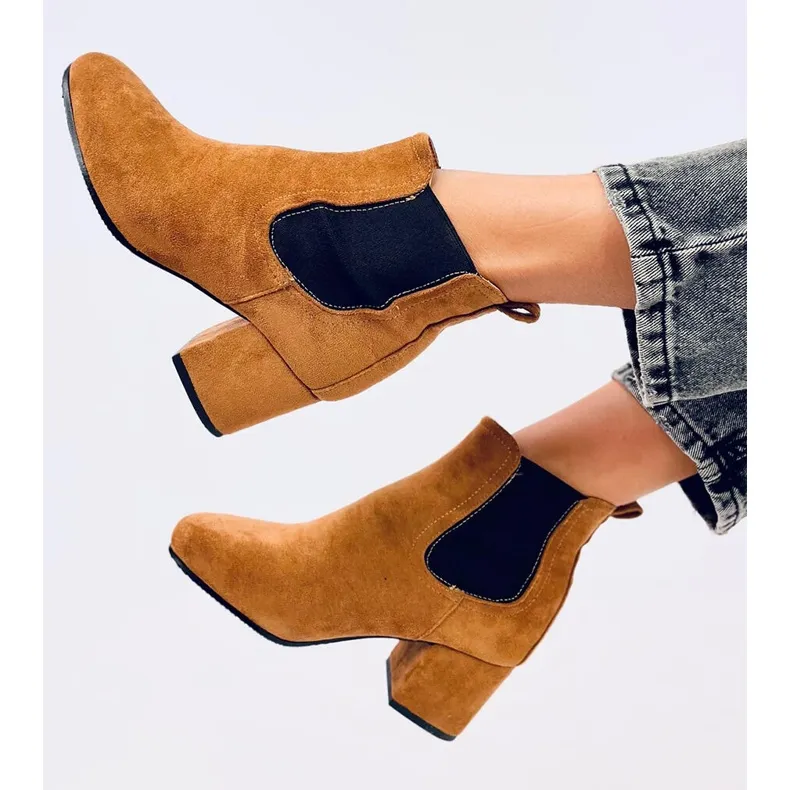 Bottines Chelsea Gendo Camel brun