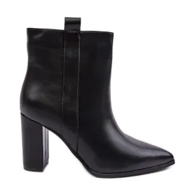 Bottines Cuir Femme Noir Vevine le noir