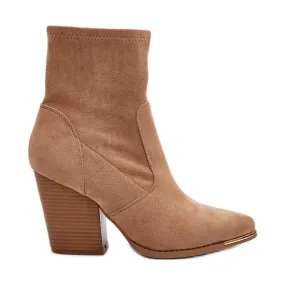 Bottines Femme Kaki Sanile beige