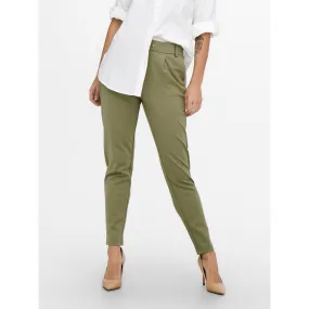 Pantalon Cordon d'attache vert en viscose Rhea | 3 Suisses