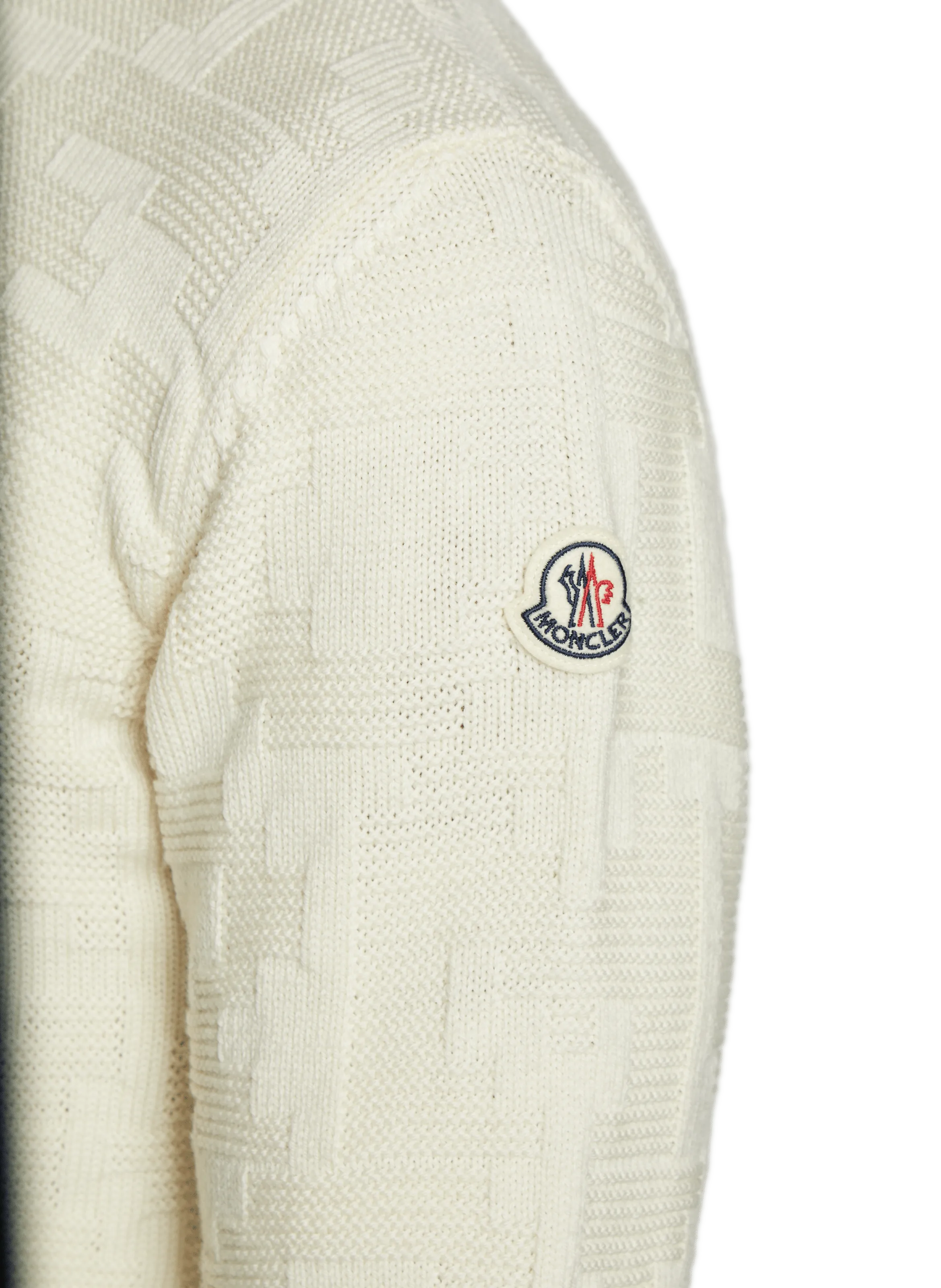 PULL EN LAINE VIERGE - MONCLER pour HOMME | Printemps