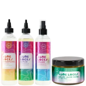 Routine Easy Pouss Aloe Locks pour Locks et Dreads