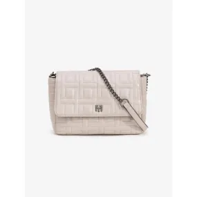 Sac bandoulière matelassé sable beige femme - Tiffosi | wimod