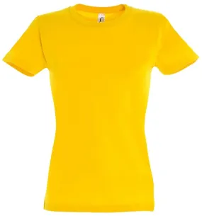 T-shirt manches courtes - Femme - 11502 - jaune 