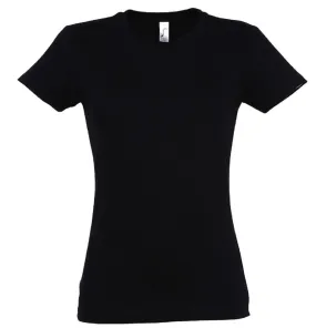 T-shirt manches courtes - Femme - 11502 - noir 