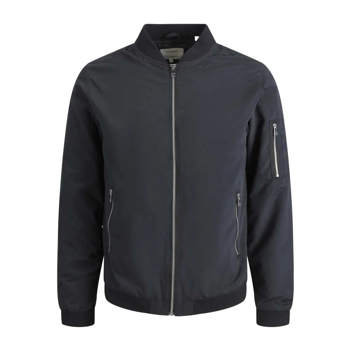 Veste bomber Courte Baseball Manches longues Noir | 3 Suisses